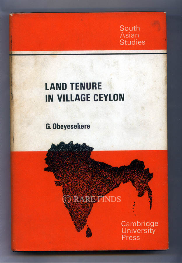 /data/Books/LAND TENURE IN VILLAGE CEYLON A SOCIOLOGICAL AND HISTORICAL STUDY.jpg
